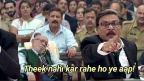 Theek nahi kar rahe ho ye aap meme