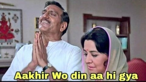 Aakhor wo din aa hi gya meme