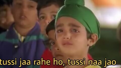 Tussi jaa rahe ho , tussi naa jao meme