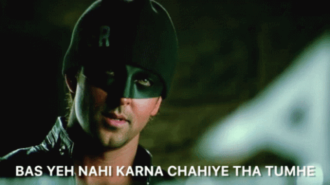 Bas yahi karna chahiye tha tumhe memes gif by bollywood