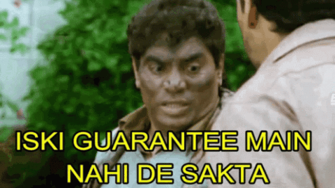 Iski gaurantee main nahi de sakta memes gif by bollywood