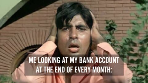 Me looking at my bank account at the end of every month meme