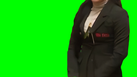 New Zealand MP Tearing Paper free green screen meme