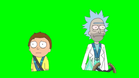 Rick and Morty Crying in the Car free green screen meme