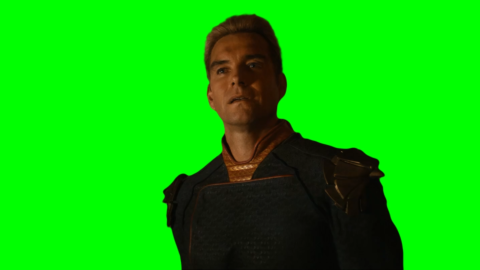 Homelander saying free green screen meme