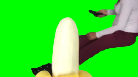 Bite My Banana free green screen meme