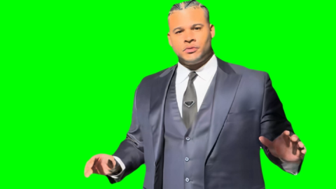 Fanum dancing free green screen meme