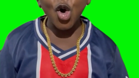 Little Guy Singing free green screen meme