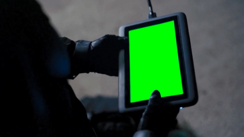Batman Looking at iPad free green screen meme