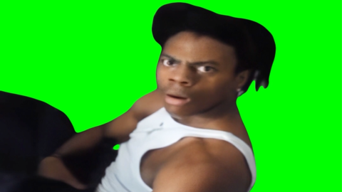 IShowSpeed waking up free green screen meme