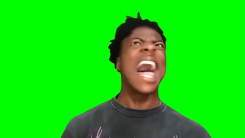 IShowSpeed going crazy free green screen meme