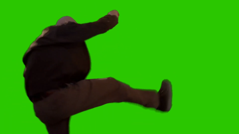 Walter White Kick Door free green screen meme