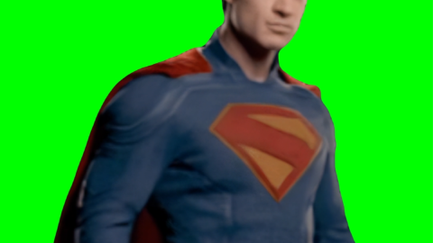 Superman Staring free green screen meme