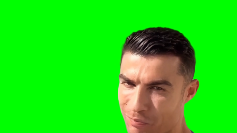 Cristiano Ronaldo free green screen meme