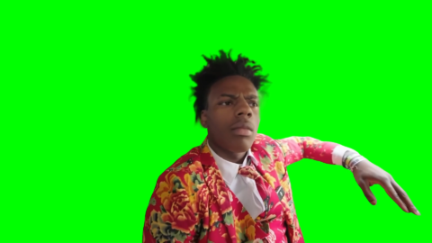 IShowSpeed being confused by a Chinese Man free green screen meme