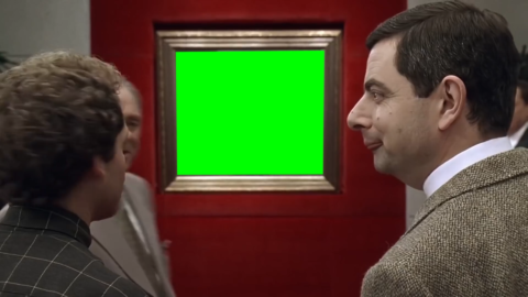 Mr Bean - "Nice Frame" free green screen meme