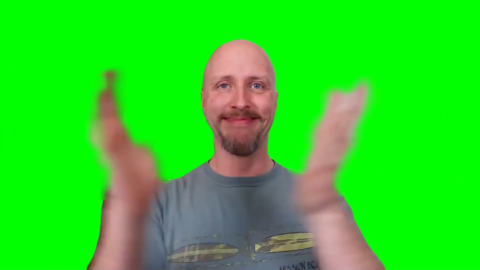 Doug Walker Clap free green screen meme
