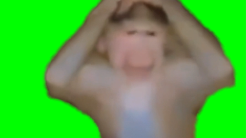 Sad Monkey free green screen meme