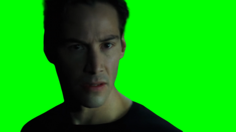Morpheus saying He's beginning to believe free green screen meme
