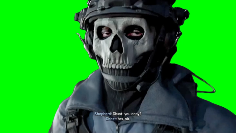 Ghost, you copy? free green screen meme
