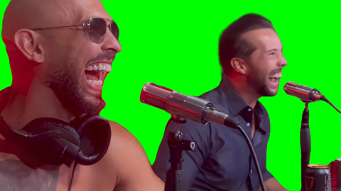 Andrew Tate free green screen meme