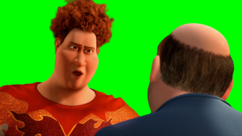 Titan saying free green screen meme
