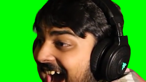 Mutahar Laughing free green screen meme