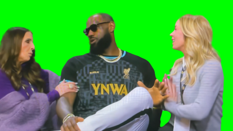 LeBron James Talking free green screen meme