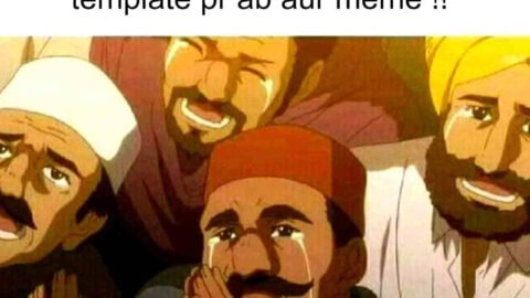bas kar bhai meme template