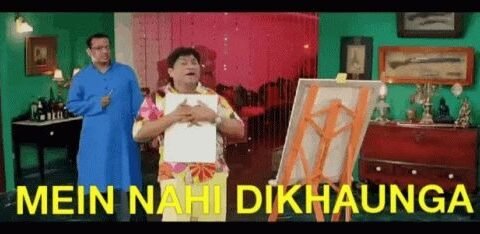 Main nahi bataunga meme gif