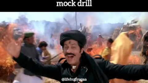 Me and my friend during war mock drill memes