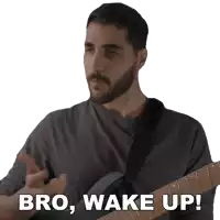 wakes up meme