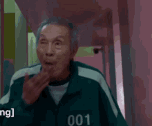 squid games old man meme