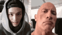 the rock meme template