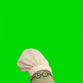 Tiny chef sleeping meme